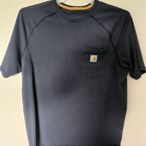 Dark Blue Carhartt T-Shirt-Large